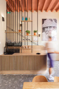 Øslow – cantine & café – Le meuble de débarrassage