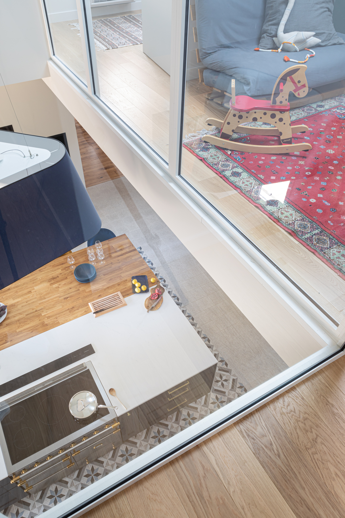 Vue mezzanine – après