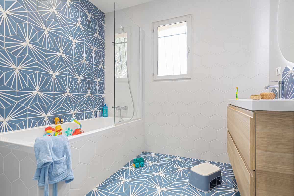 Salle de bain étage – après