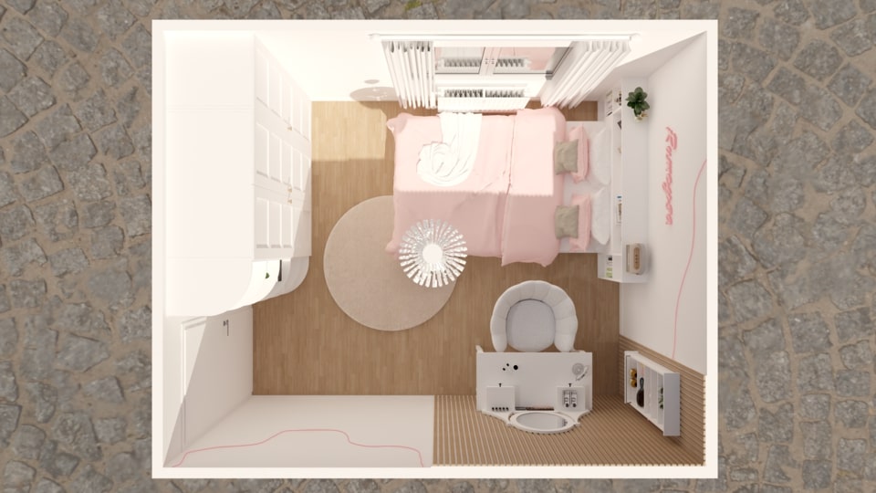 Une chambre relooké pour petite fille