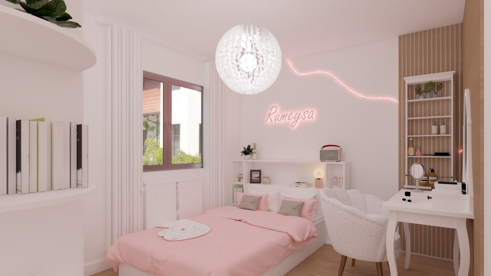 Une chambre relooké pour petite fille