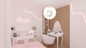 Une chambre relooké pour petite fille