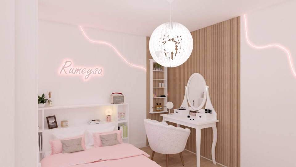 Une chambre relooké pour petite fille