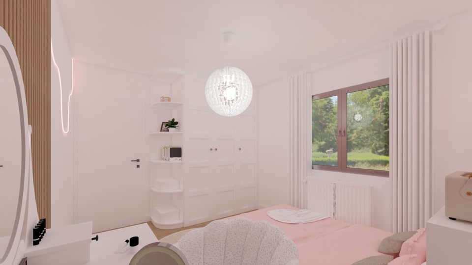 Une chambre relooké pour petite fille